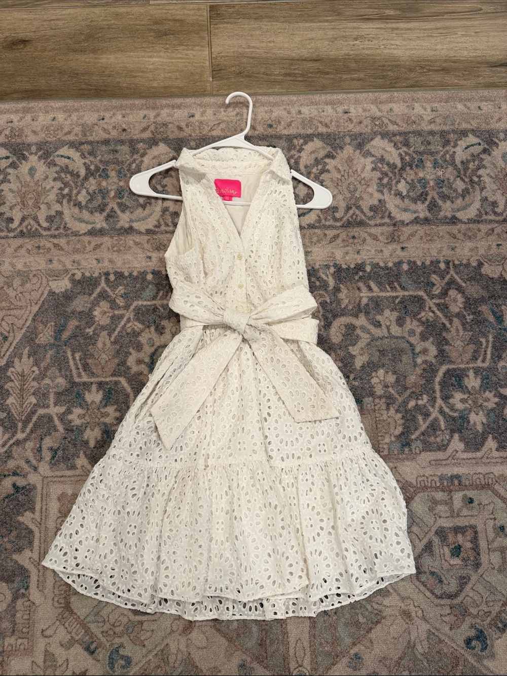 Lilly Pulitzer Eyelet Dress with Belt
